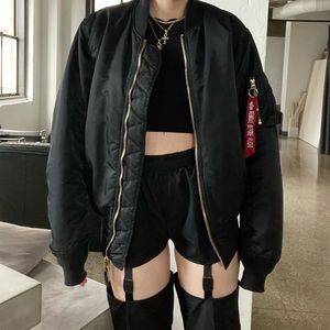 Alpha Industries black MA-1 bomber jacket